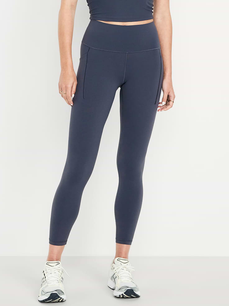 Image number 1 showing, High-Waisted StudioSmooth 7/8 Pocket Leggings