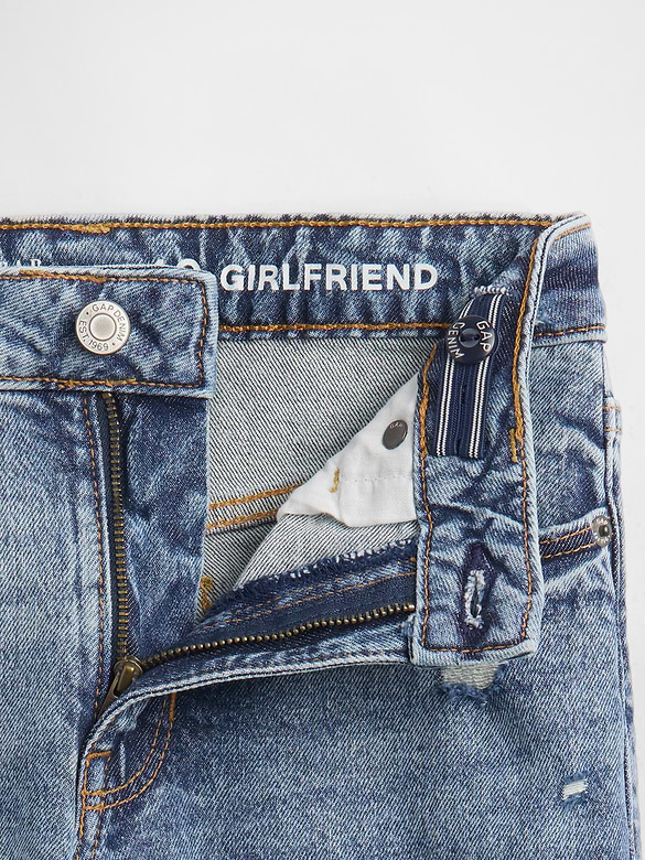 Kids Mid Rise Girlfriend Jeans