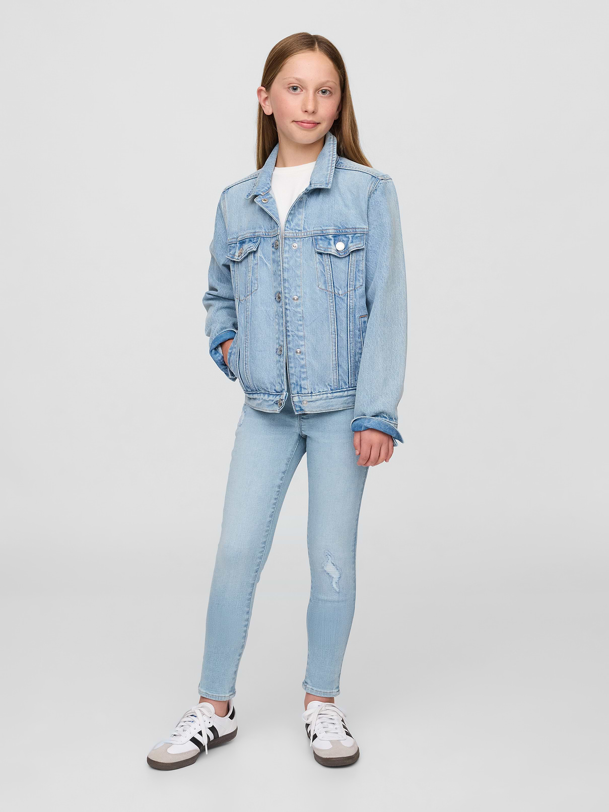 Kids Mid Rise Pull-On Jeggings