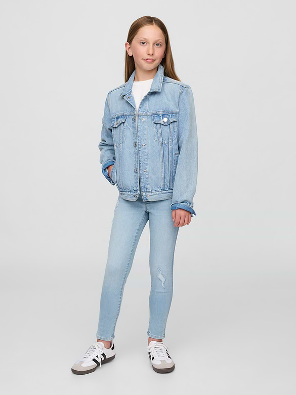 Kids Mid Rise Pull-On Jeggings