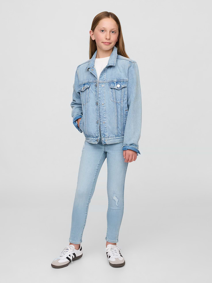 Image number 1 showing, Kids Mid Rise Pull-On Jeggings