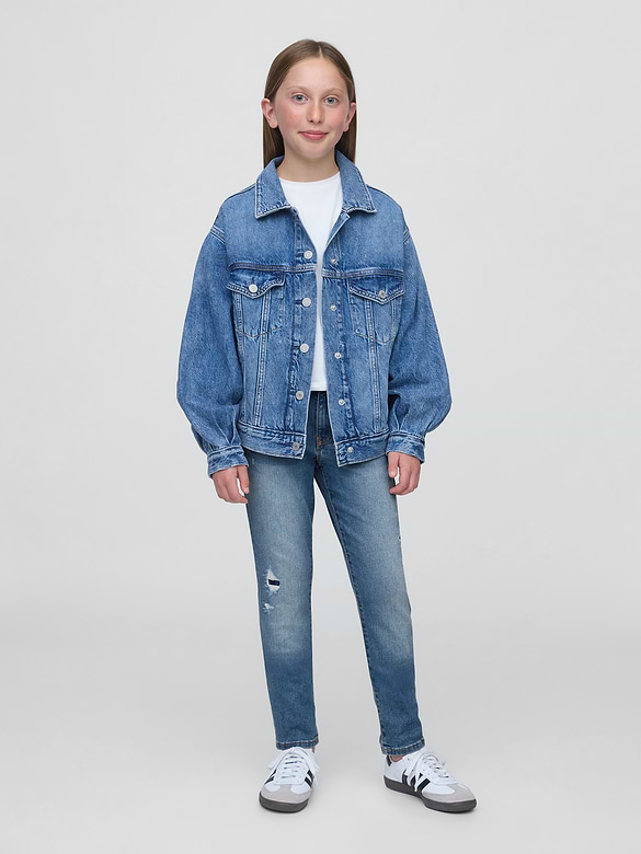 Kids Mid Rise Super Skinny Jeans