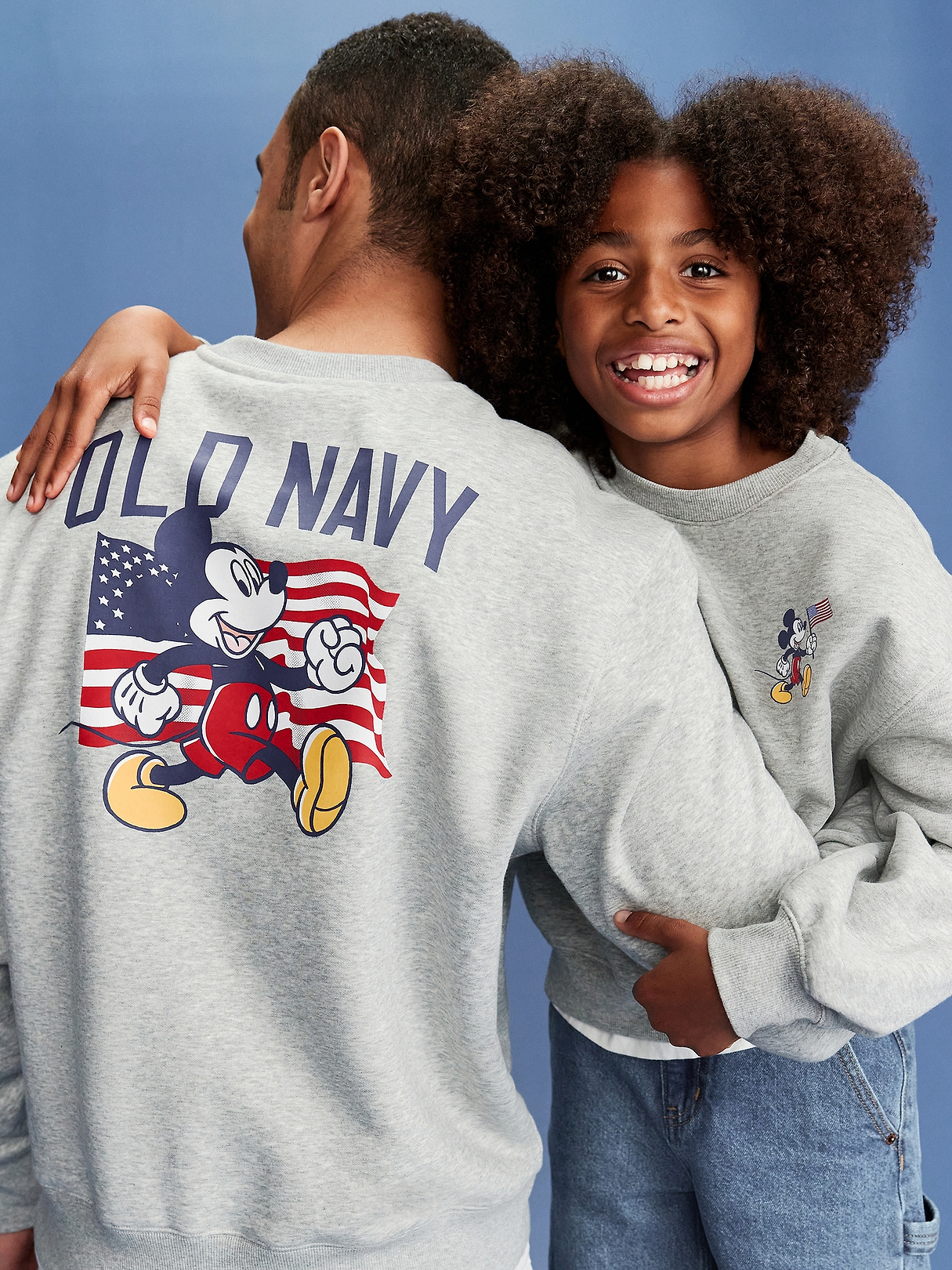 Old Navy x Disney© Mickey Mouse Flag Graphic Crew-Neck Sweatshirt