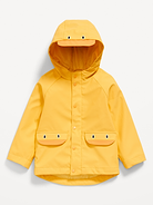 Image number 2 showing, Water-Resistant Unisex Critter Hooded Jacket for Toddler