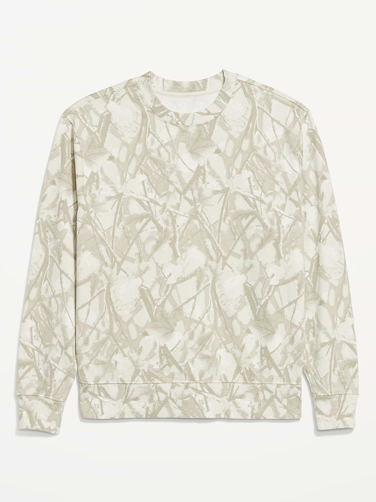 Image number 4 showing, Loose Printed Rotation Crew-Neck Sweatshirt