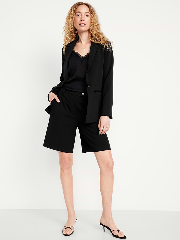 Classic Double-Weave Blazer