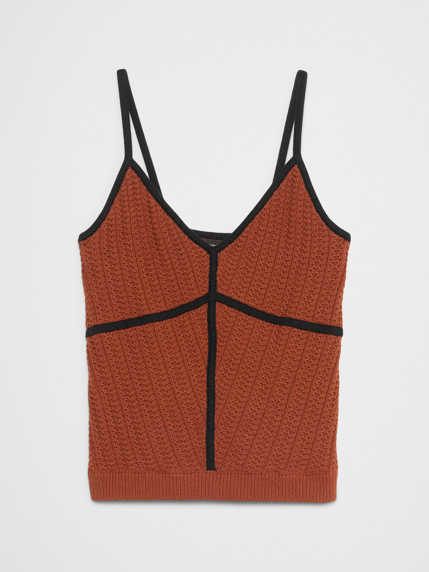 Image number 4 showing, Strappy Patchwork Sweater Tank