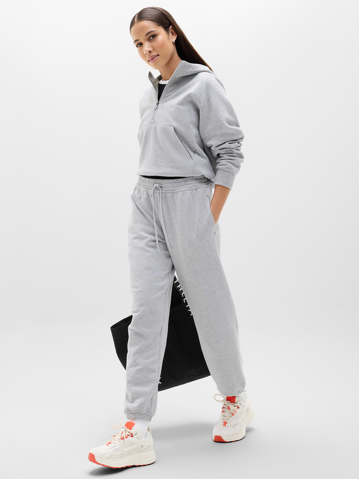 Image 2 of 5, Forever Fleece 1/2 Zip Hoodie
