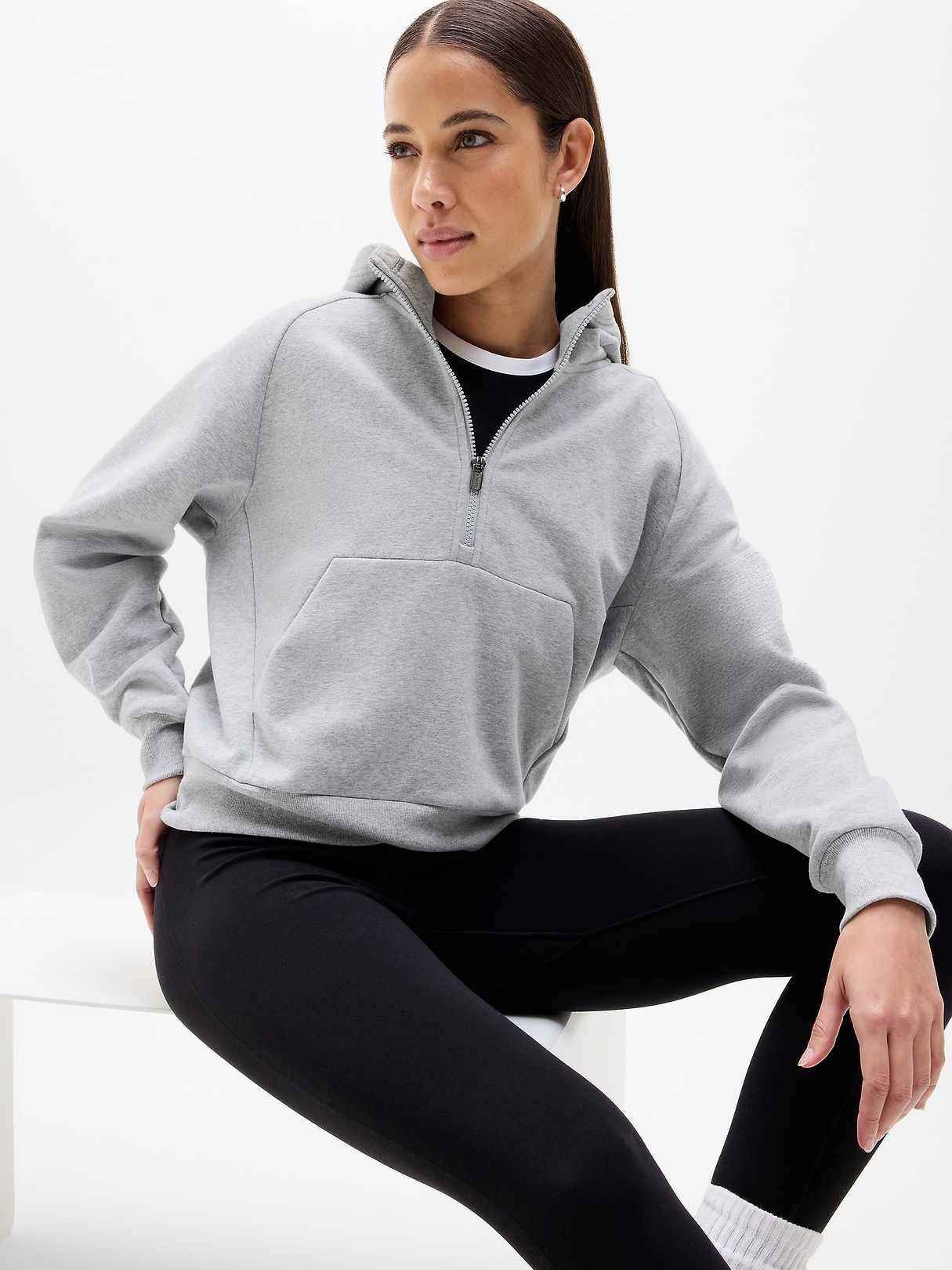 Forever Fleece 1/2 Zip Hoodie | Athleta