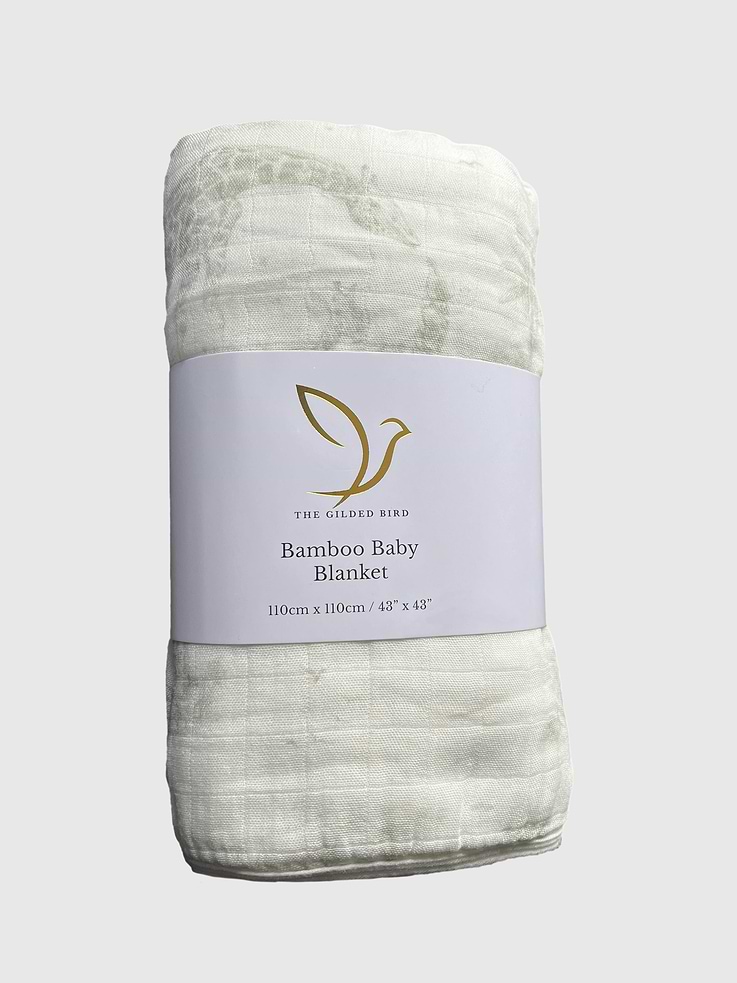 Image number 6 showing, The Gilded Bird Safari Toile Bamboo Baby Blanket