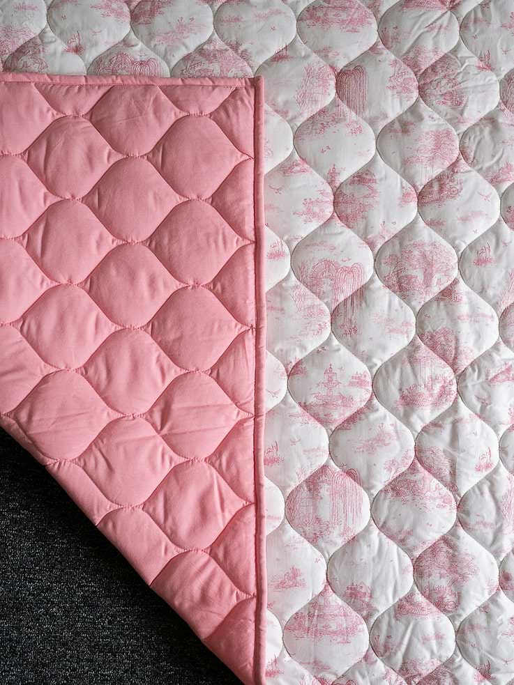 Image number 3 showing, The Gilded Bird Spring Toile Quilted Playmat