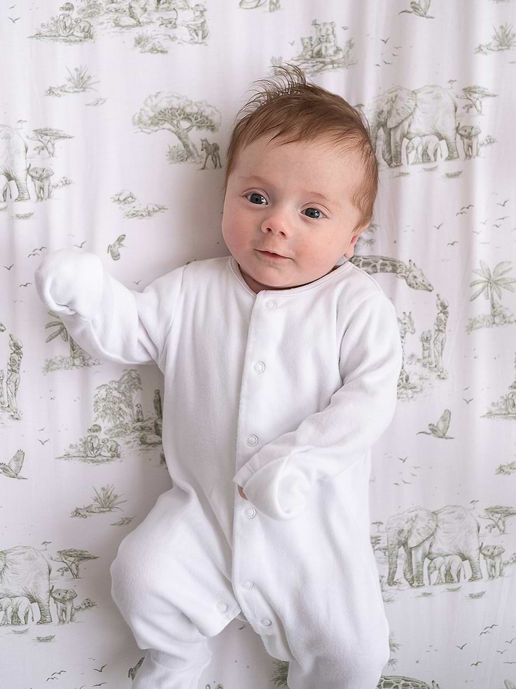 Image number 5 showing, The Gilded Bird Safari Toile Fitted Crib Sheet
