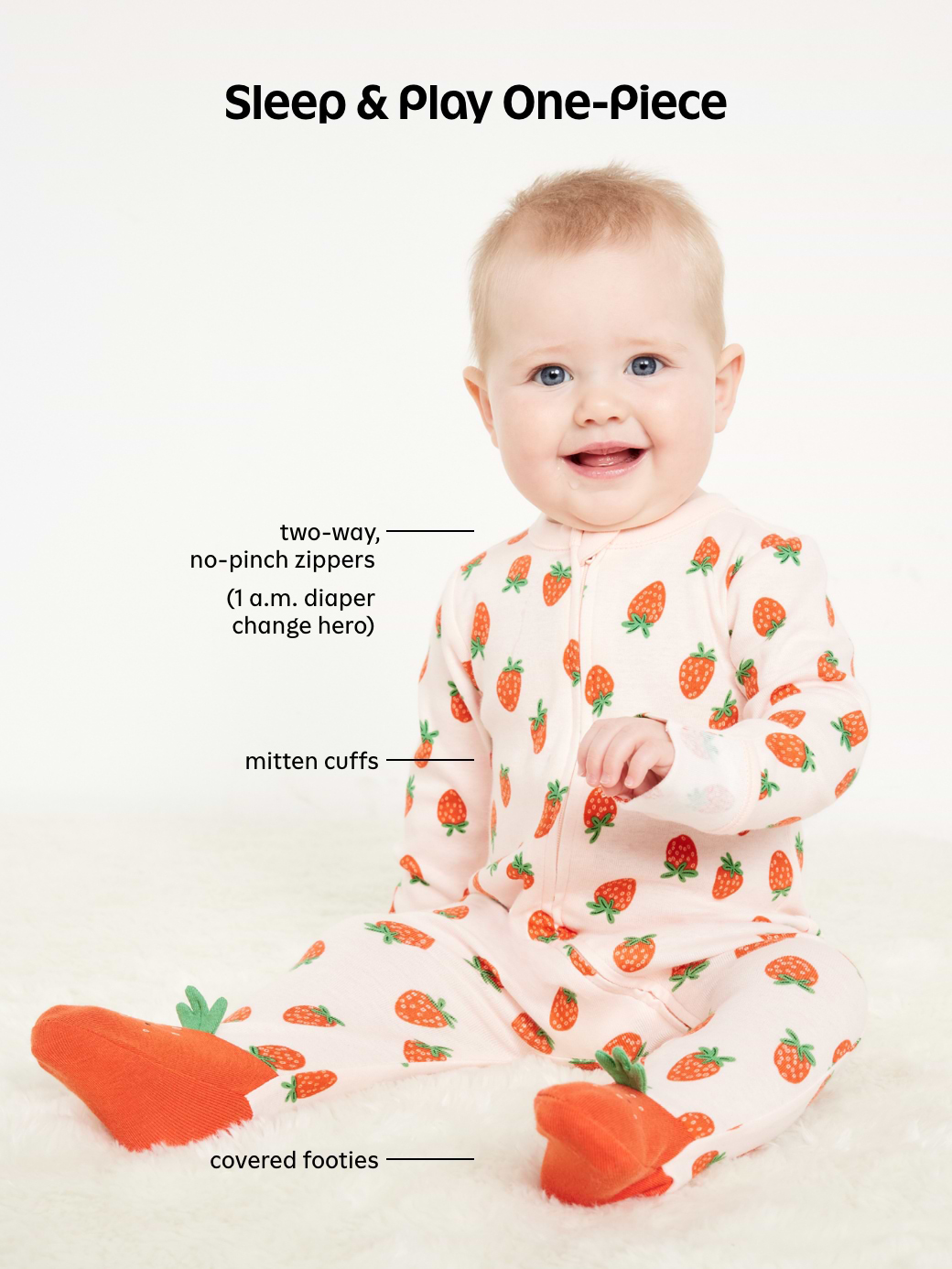 Image number 3 showing, Ribbed 2-Way-Zip Sleep & Play Footed One-Piece for Baby