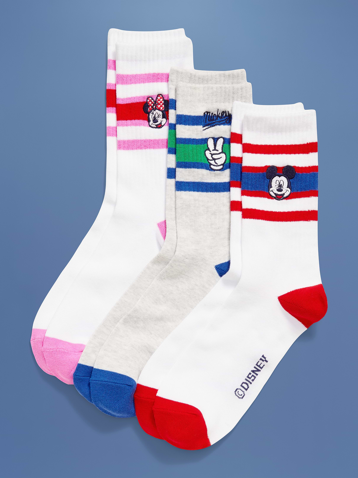 Image number 1 showing, Old Navy x Disney© 3-Pack Crew Socks