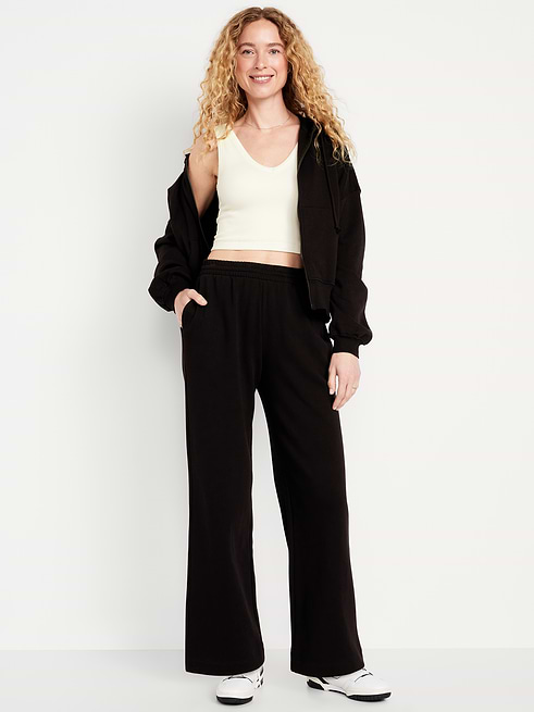 High High-Waisted SoComfy Wide-Leg Sweatpants on clearance at Old Navy — 50% off