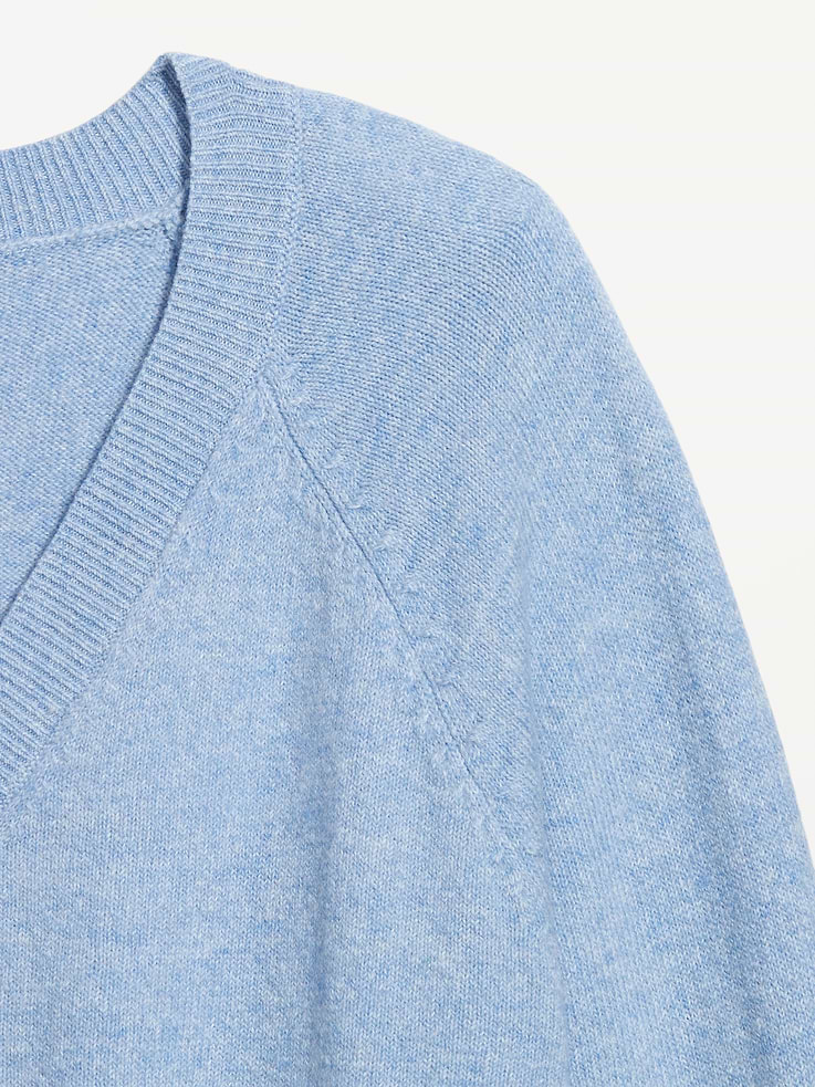 L'image numéro 4 présente Chandail ample Sosoft à col en V