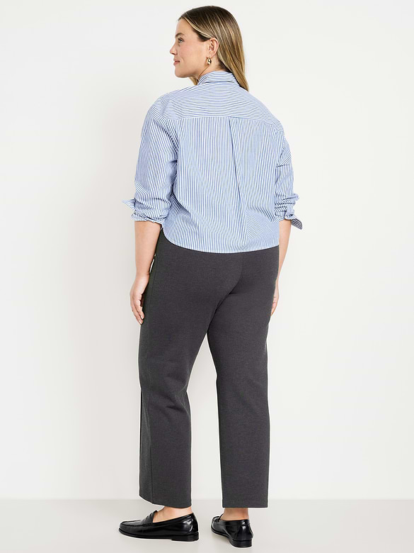 Extra High-Waisted Stevie Straight Pants