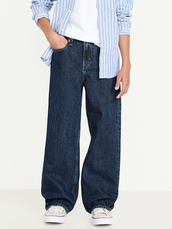 Baggy Non-Stretch Jeans for Boys