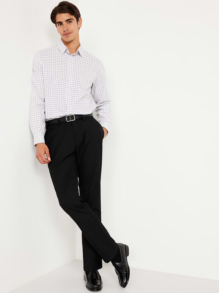 Image number 3 showing, Athletic-Fit Twill Dress Pants
