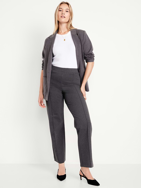 Extra High-Waisted Stevie Straight Pants