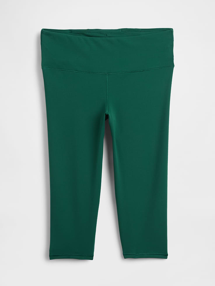 Image number 5 showing, GapFit Smooth High Rise Crop Leggings