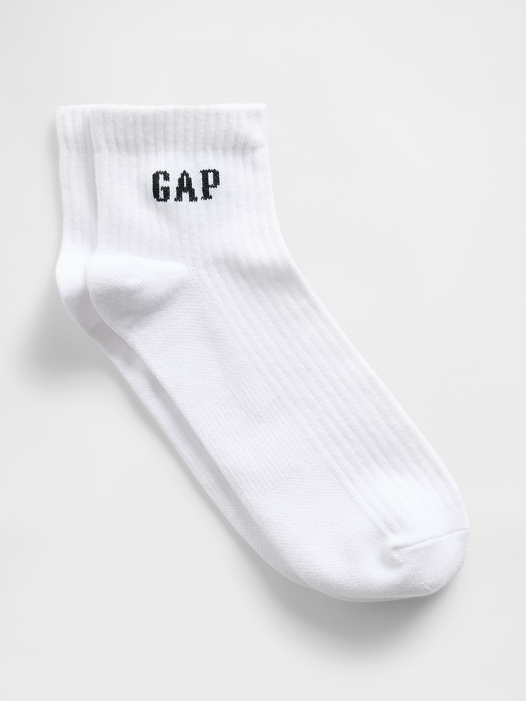 Image number 1 showing, Gap Logo Quarter Crew Socks
