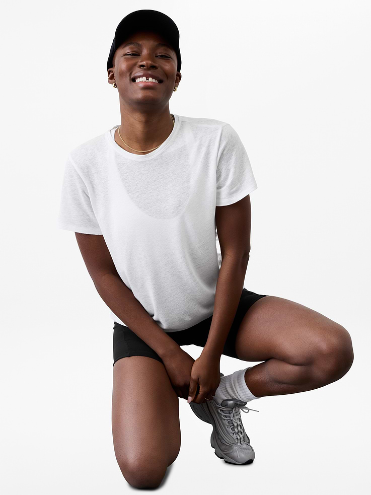 Image number 5 showing, Getaway Linen Blend Tee
