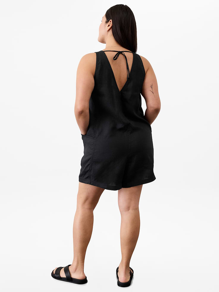 Image number 6 showing, Retreat Linen Romper