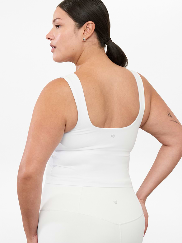 Transcend Square Neck Crop Sports Bra D-DD