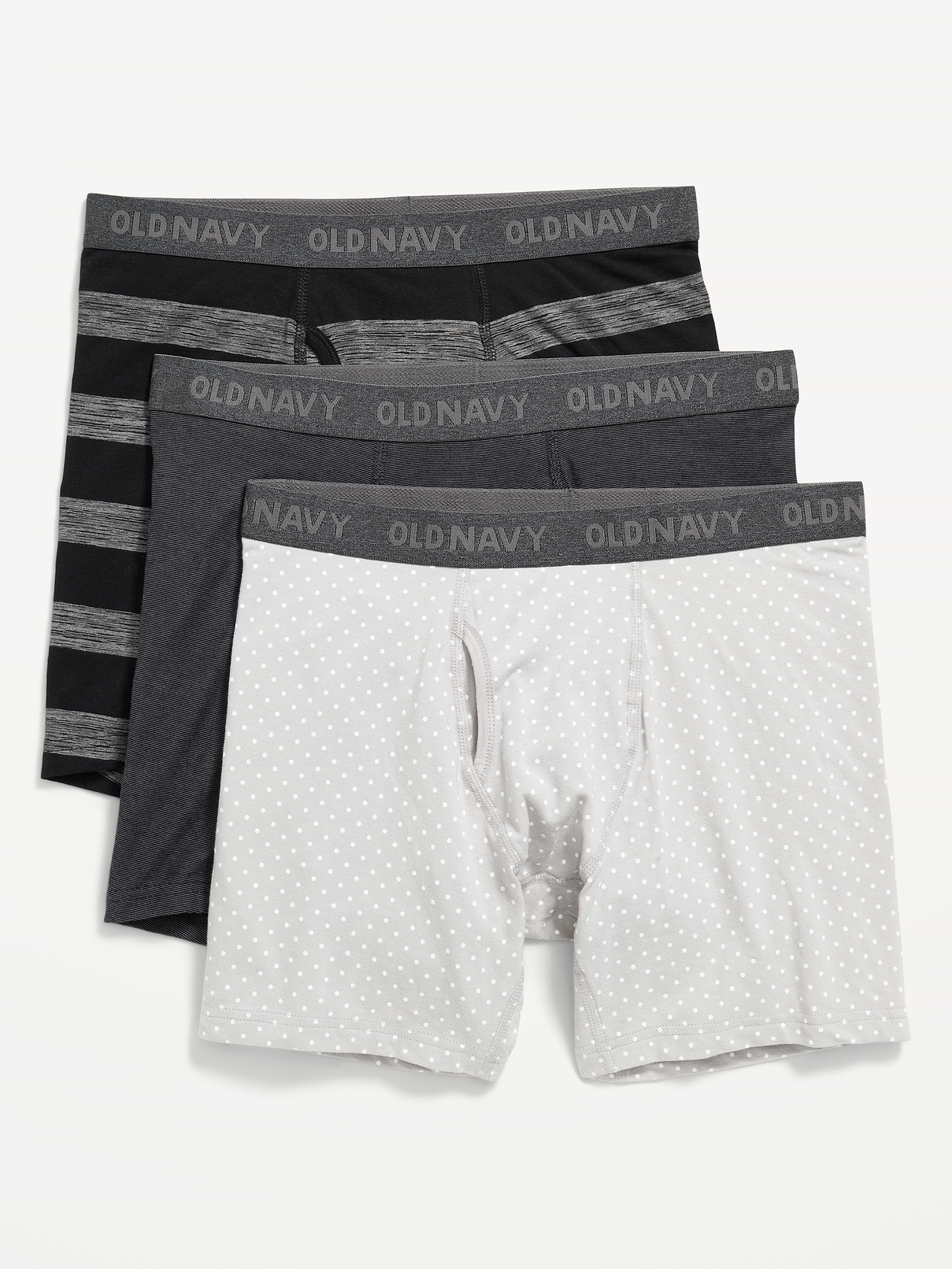 Image number 1 showing, 3-Pack Soft-Washed Boxer Briefs -- 6.25-inch inseam