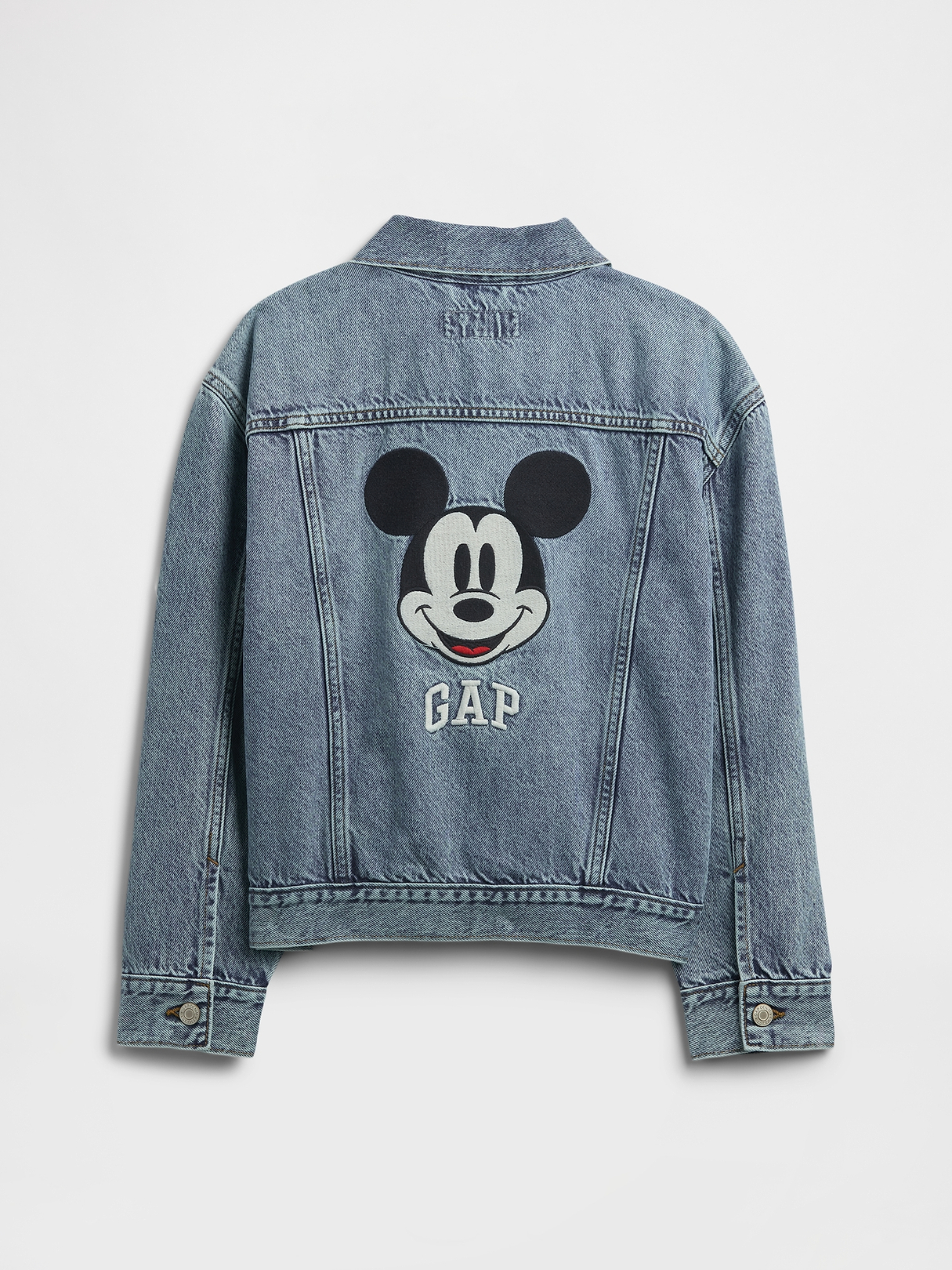 GapKids × Disney Mickey Mouse Relaxed Icon Denim Jacket | Gap Factory