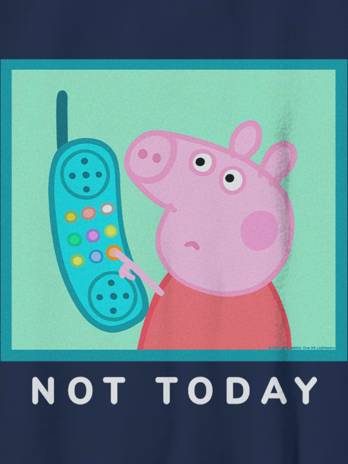 Image number 2 showing, Peppa Pig Hang Up Meme Gender-Neutral Graphic T-Shirt for Kids