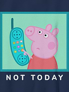 Image number 2 showing, Peppa Pig Hang Up Meme Gender-Neutral Graphic T-Shirt for Kids