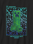 Image number 2 showing, Minecraft Mine Pixel Creep Gender-Neutral Graphic T-Shirt for Kids