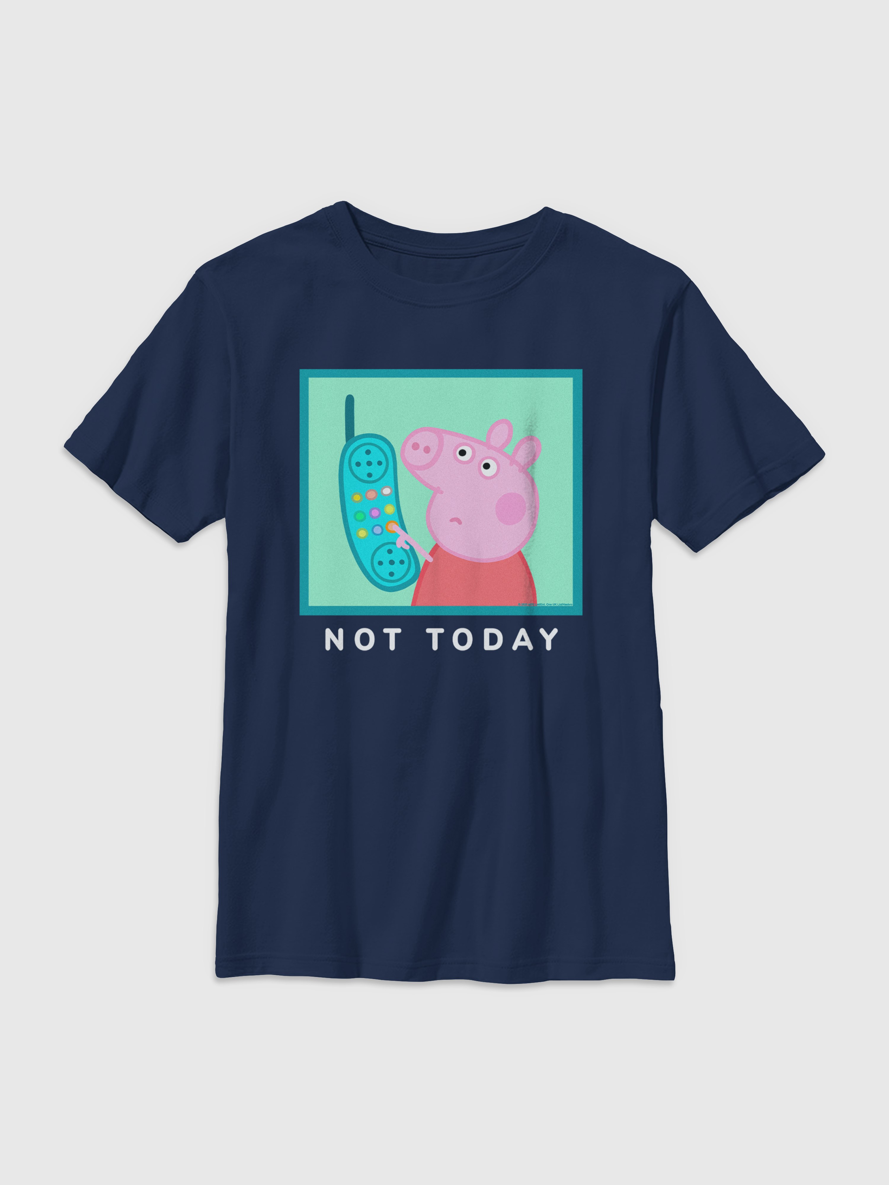 Image number 1 showing, Peppa Pig Hang Up Meme Gender-Neutral Graphic T-Shirt for Kids