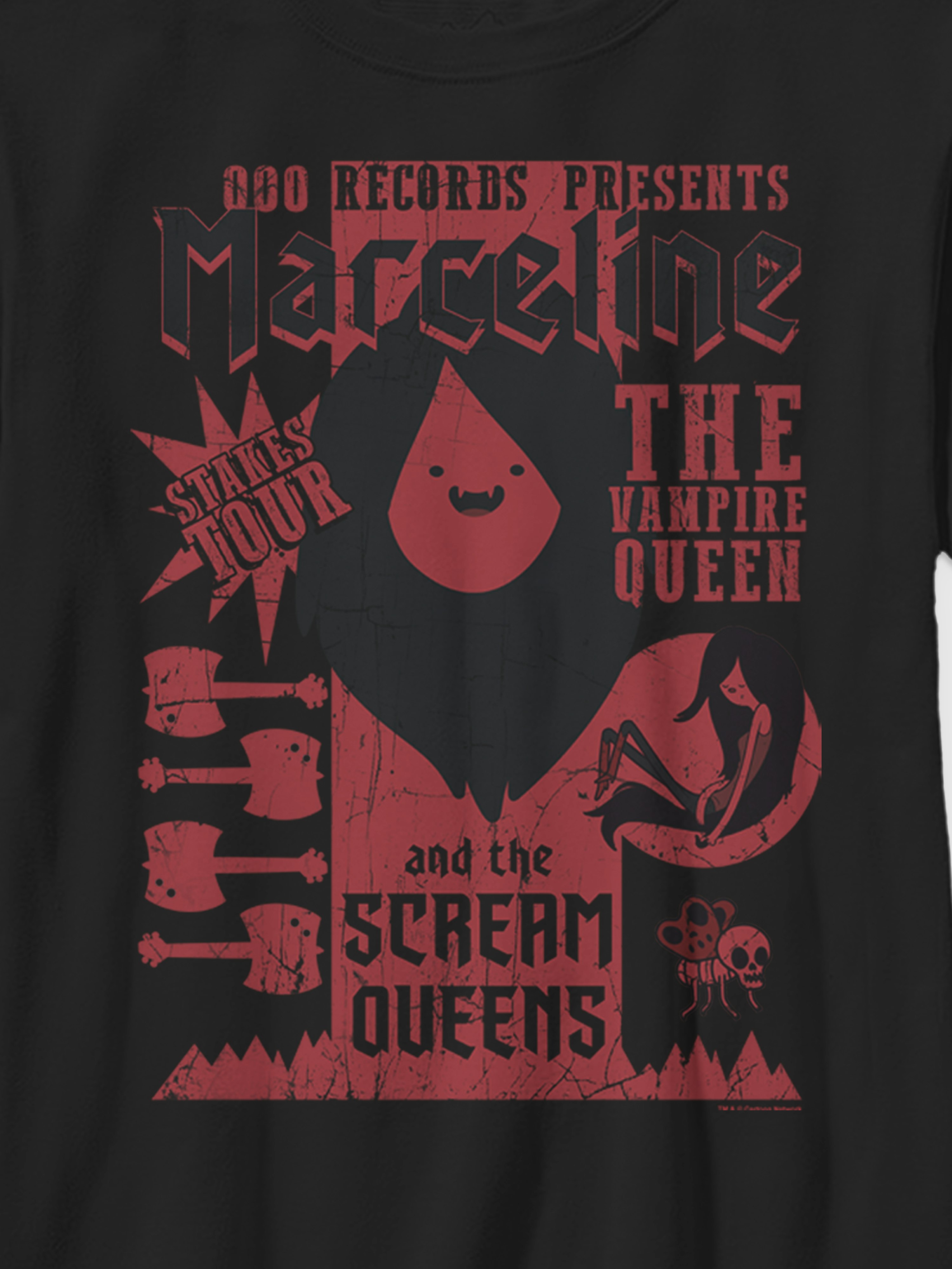Image number 2 showing, Adventure Time Marceline the Vampire Queen Tour Gender-Neutral Graphic T-Shirt for Kids
