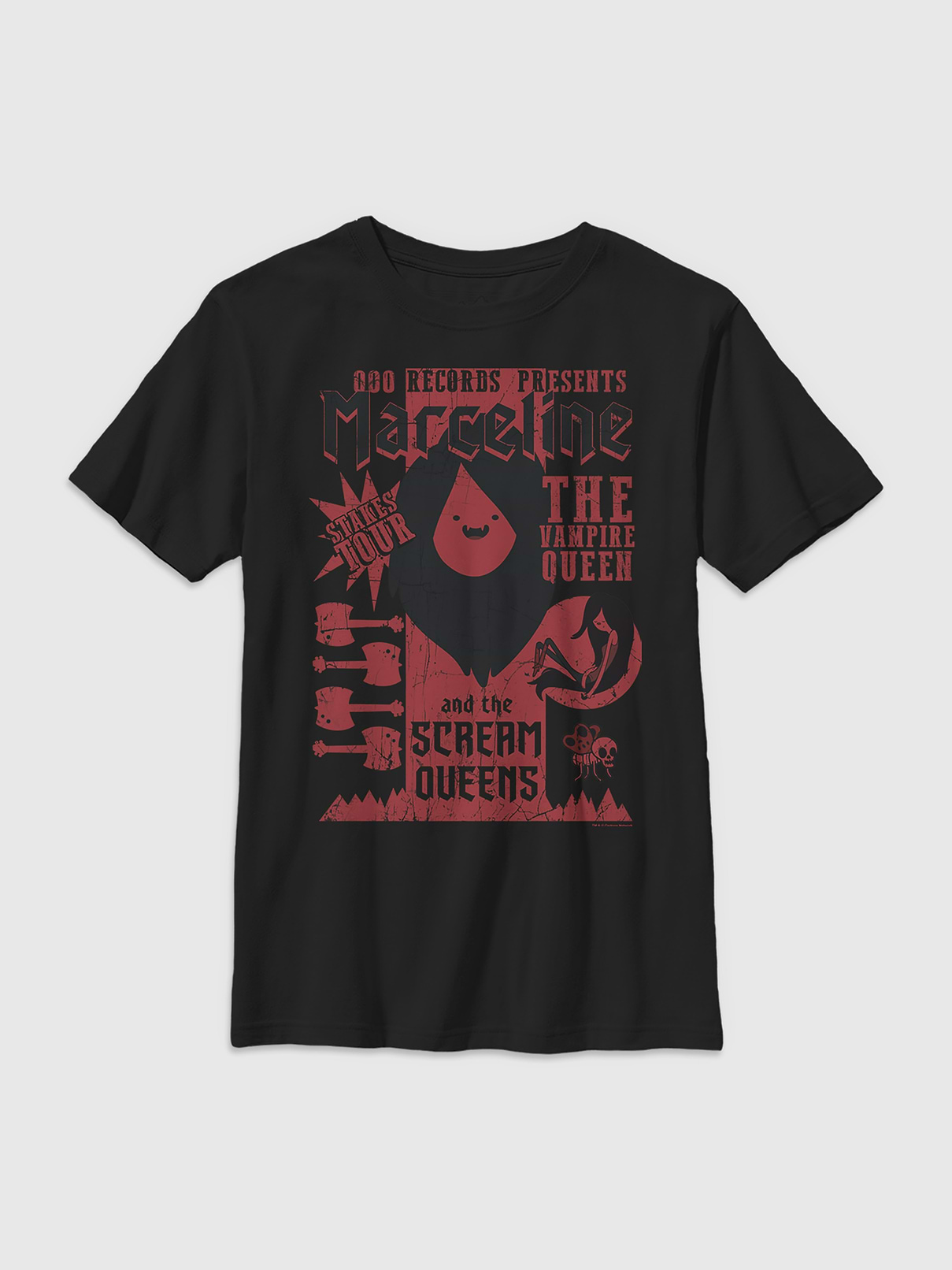 Image number 1 showing, Adventure Time Marceline the Vampire Queen Tour Gender-Neutral Graphic T-Shirt for Kids