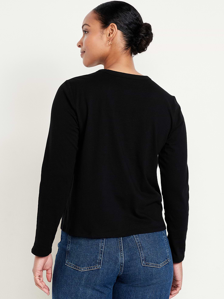 Image number 4 showing, EveryWear Long-Sleeve T-Shirt