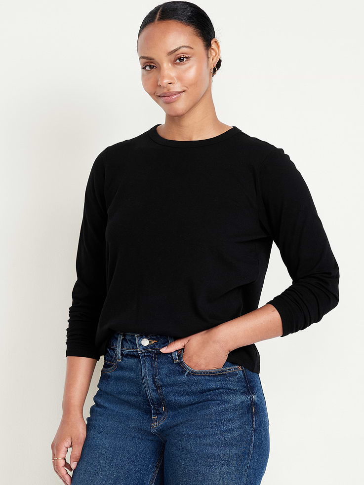 Image number 3 showing, EveryWear Long-Sleeve T-Shirt