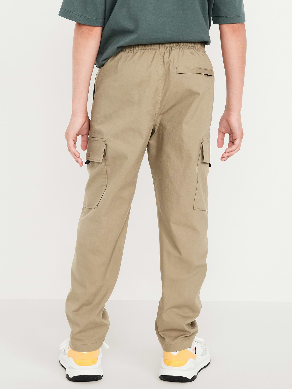 Image number 2 showing, Loose Pull-On Cargo Tech Taper Pants for Boys