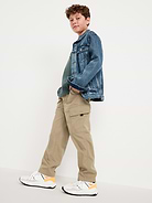 Image number 3 showing, Loose Pull-On Cargo Tech Taper Pants for Boys
