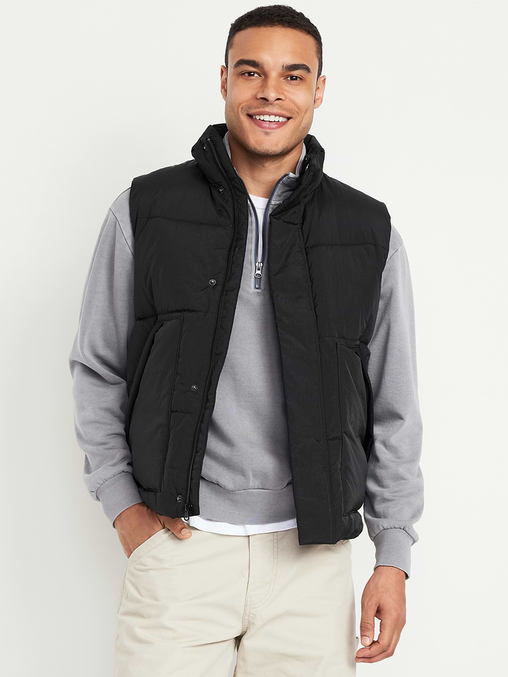 Image number 1 showing, Frost-Free Water-Resistant Puffer Vest