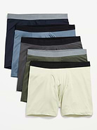 Image number 1 showing, 5-Pack Go-Dry Cool Performance Boxer Briefs -- 5-inch inseam