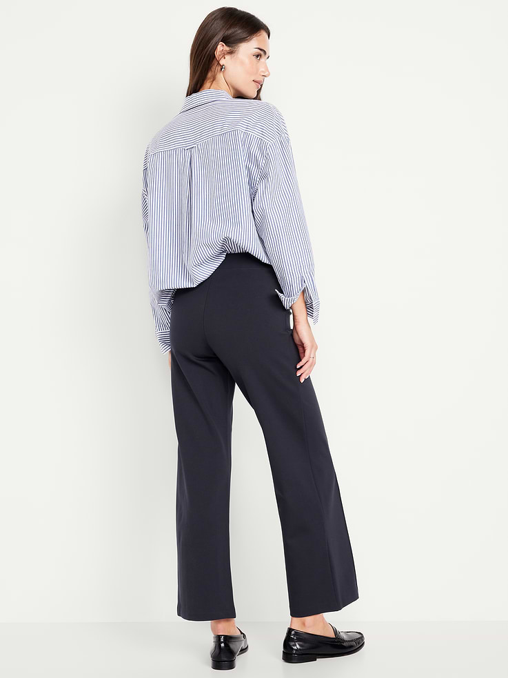 Image number 3 showing, Extra High-Waisted Stevie Straight Pants