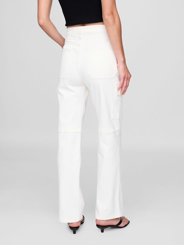 Image number 4 showing, Mid Rise '90s Loose Cargo Jeans