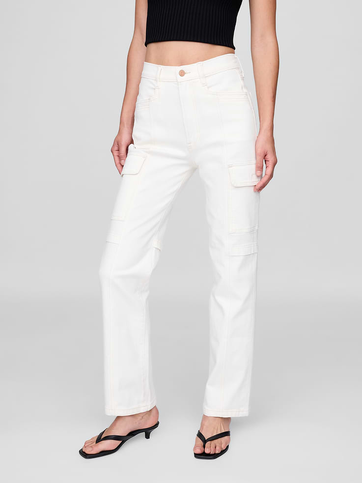 Image number 2 showing, Mid Rise '90s Loose Cargo Jeans