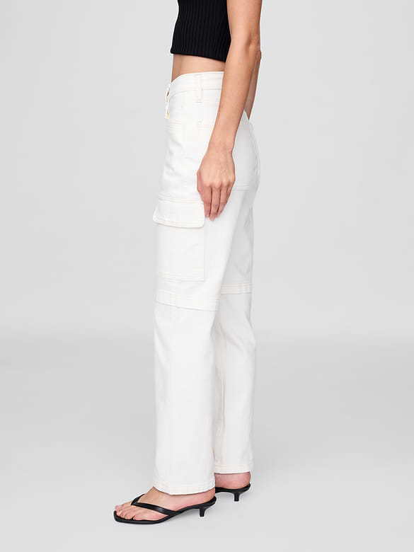 Mid Rise '90s Loose Cargo Jeans