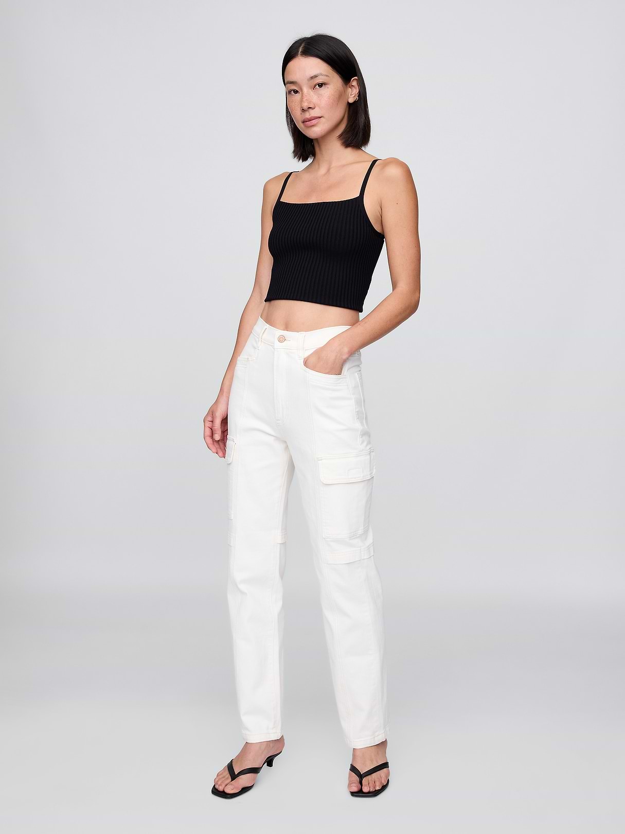 Mid Rise '90s Loose Cargo Jeans | Gap