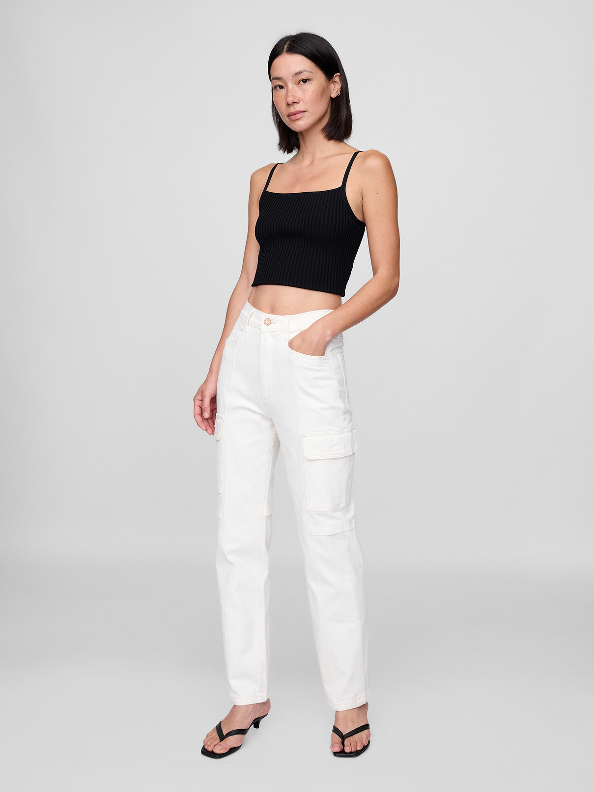 Mid Rise '90s Loose Cargo Jeans