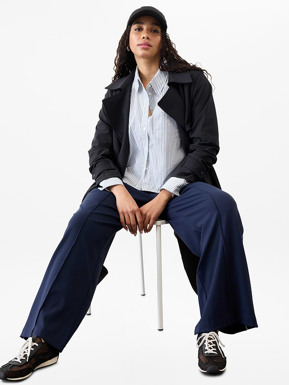 Midday Cropped Poplin Shirt